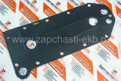 3929011 Прокладка маслоохладителя (теплообменника) Cummins GASKET LUB OIL CLR COVER Cummins Взаимозаменяемые номера: 3918332, 6742-01-2460 KOMATSU